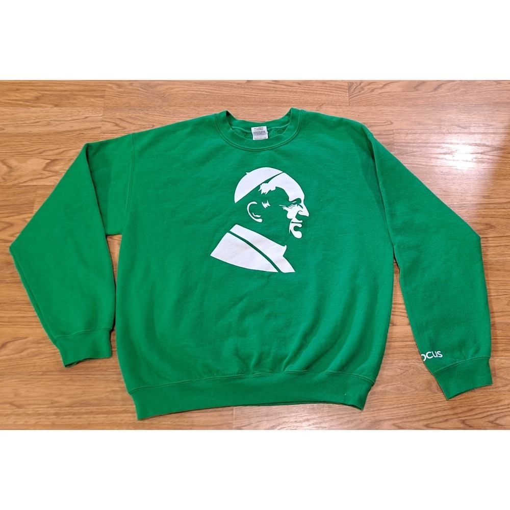 M Kelly Green Vintage‎ Pope Francis Sweatshirt - Picture 1 of 5